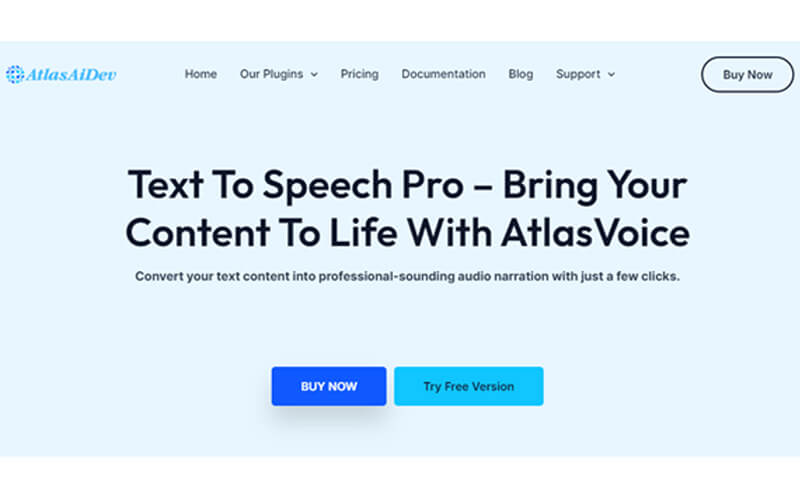 AtlasVoice (A plugin for WordPress users)