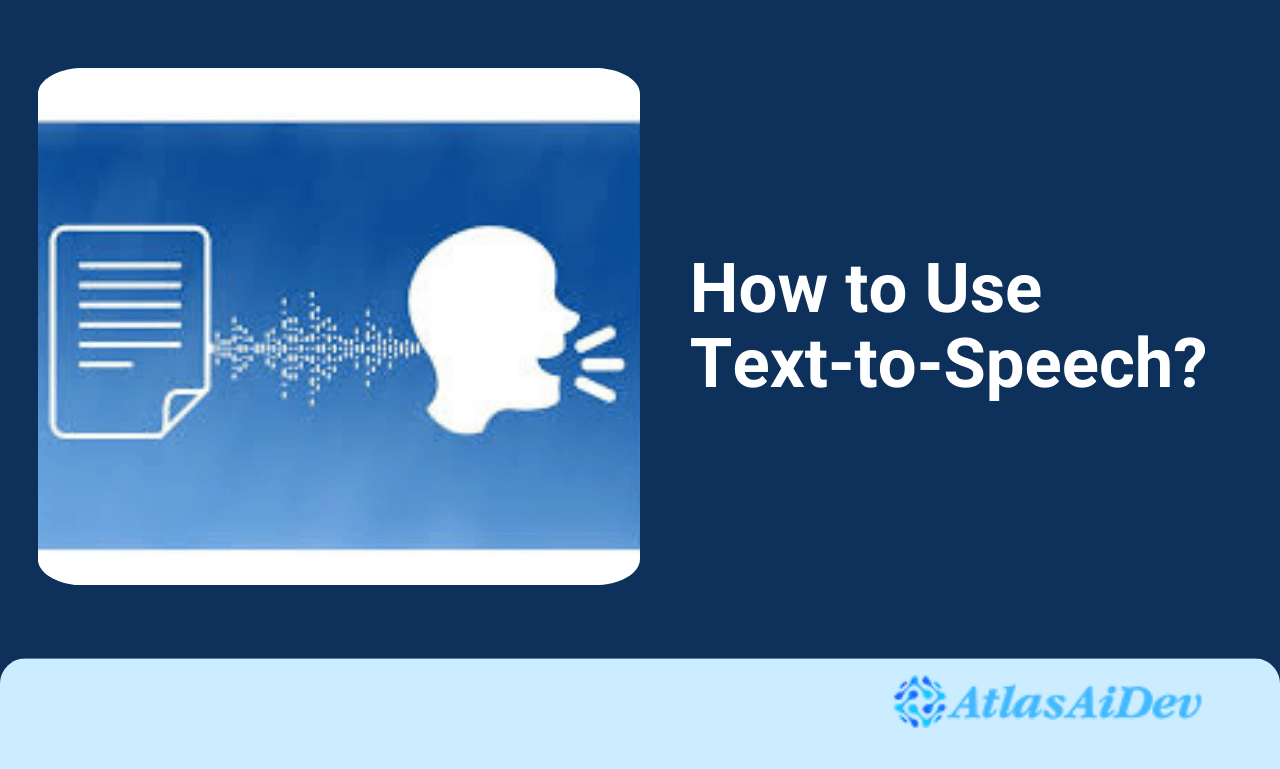 How to use Text speech